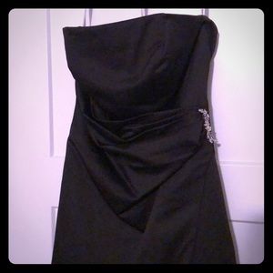 David’s Bridal formal black dress